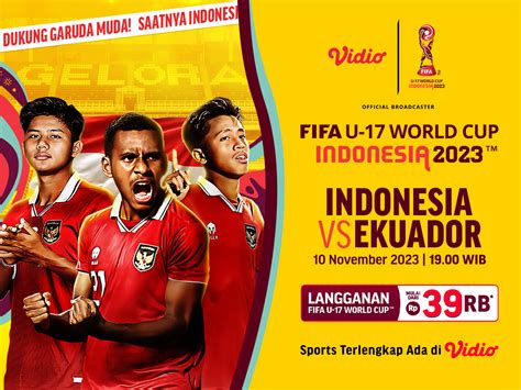 streaming indonesia vs ekuador u17